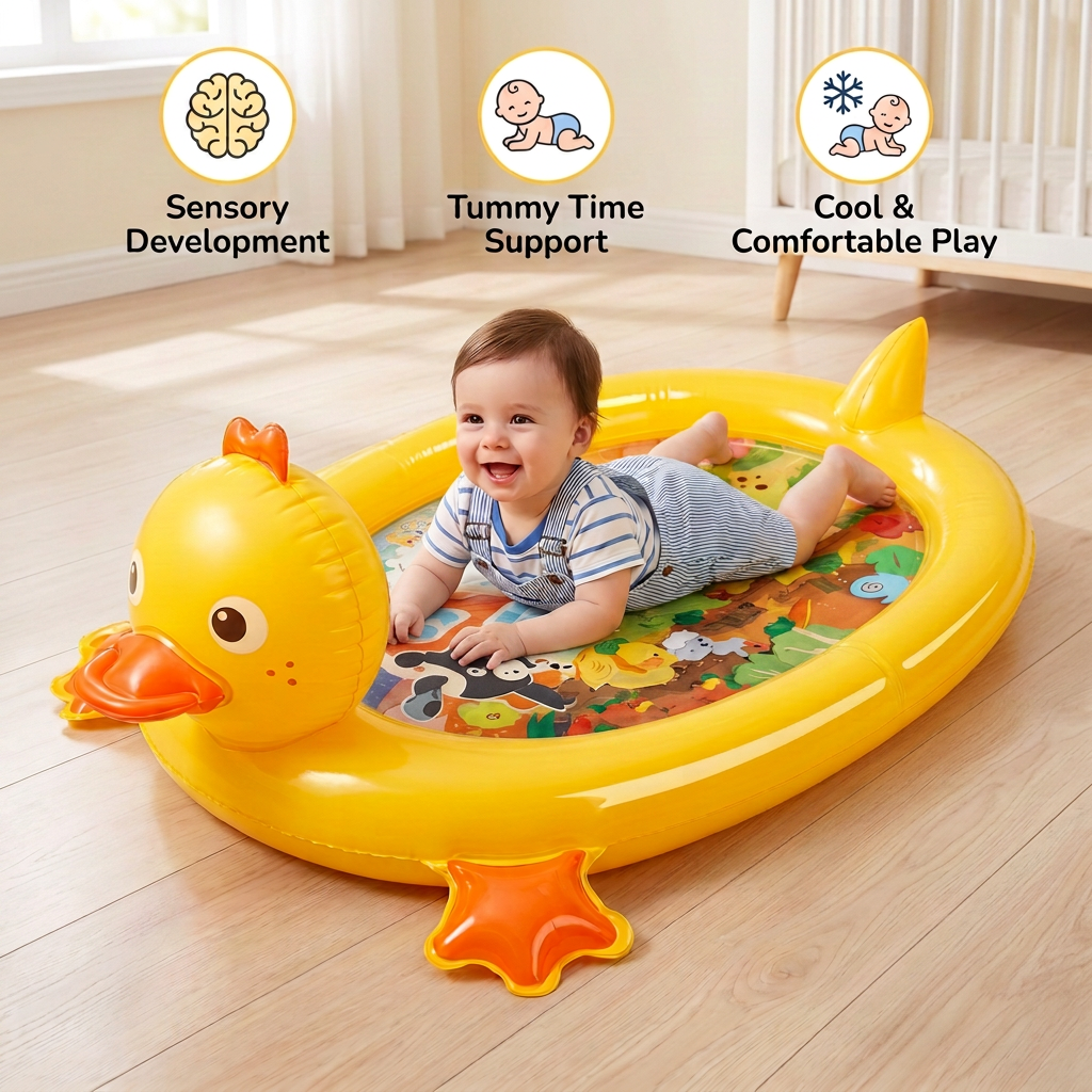 2-in-1 Duck Water Play Mat
