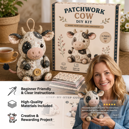 DIY Animal Sewing Kit – Handmade Fabric Ornament Craft Set