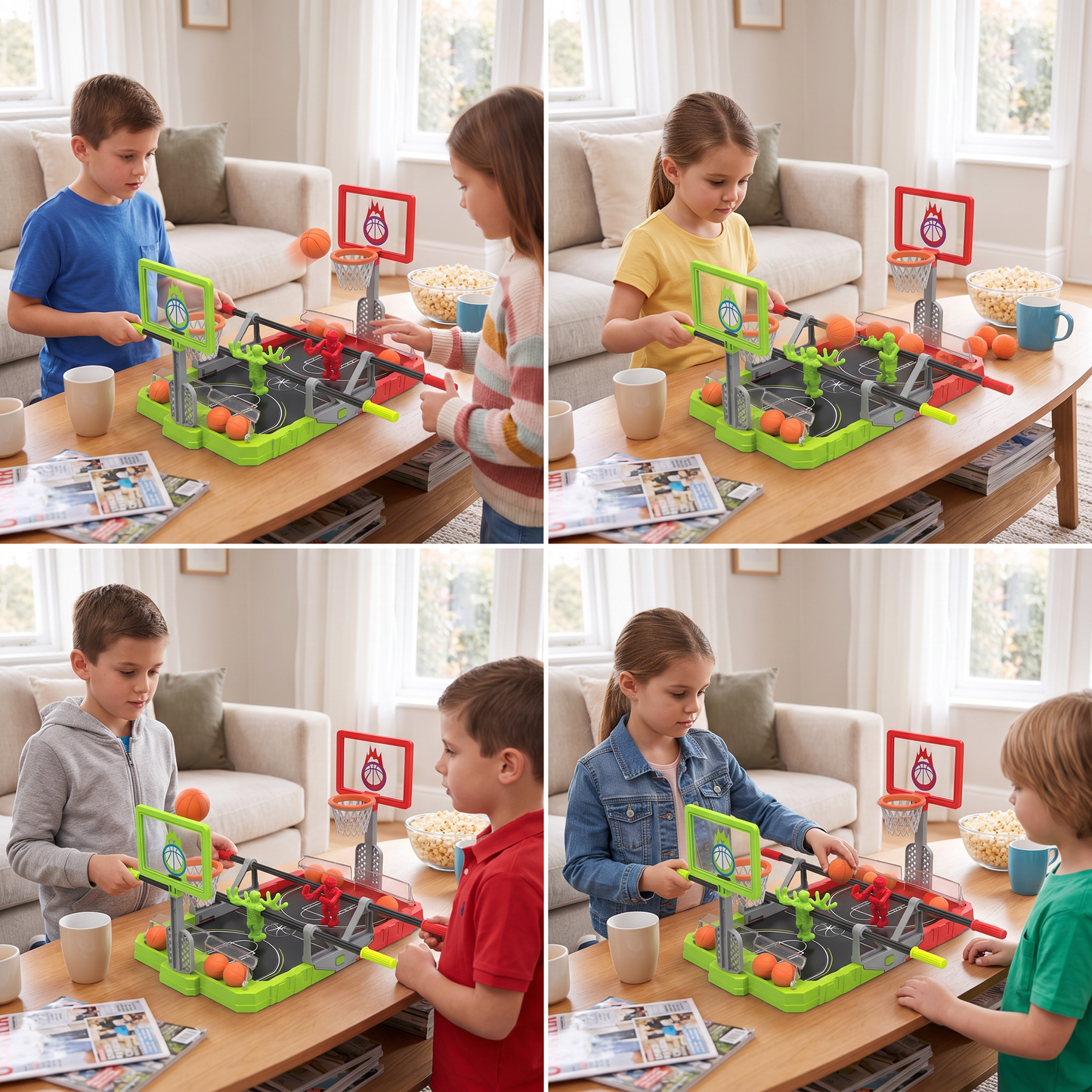 Mini Basketball Battle Game – 2-Player Tabletop Hoops Challenge