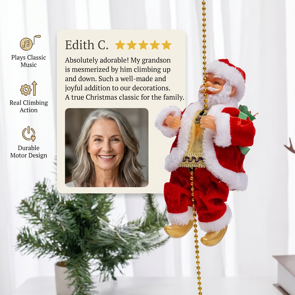 Climbing Santa Claus Toy