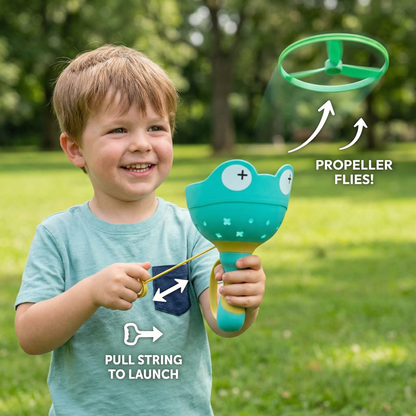 Flying Propeller Toy with String Starter