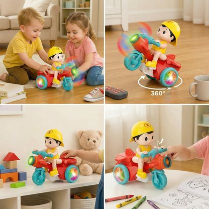 Light-Up Musical Kids Stunt Scooter Toy