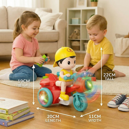 Light-Up Musical Kids Stunt Scooter Toy