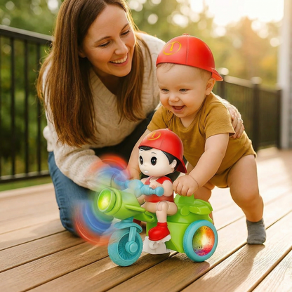 Light-Up Musical Kids Stunt Scooter Toy