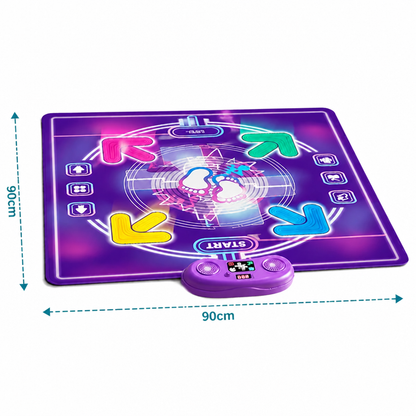 Interactive Musical Dance Mat with LED Lights for Kids