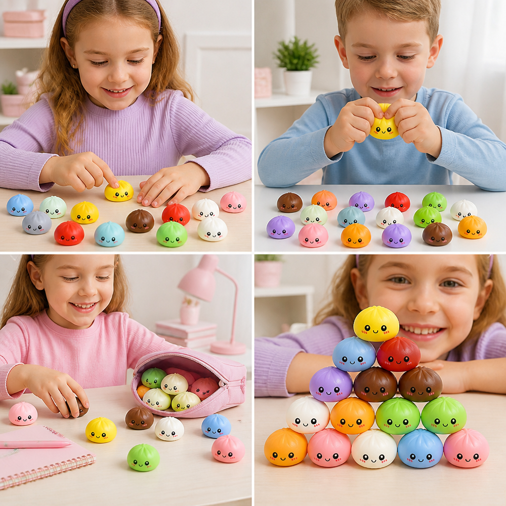 Dumpling Squishy Advent Calendar with Mystery Fidget Surprises
