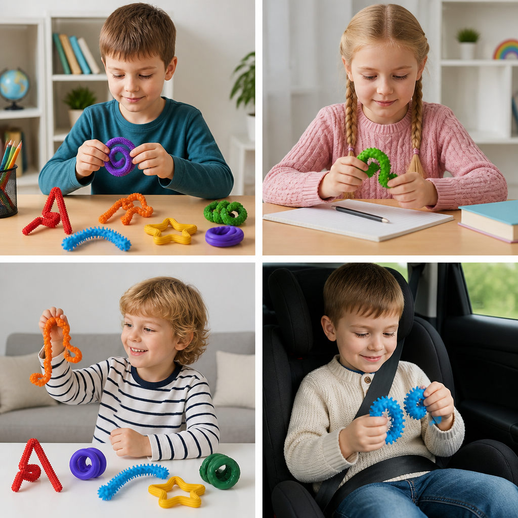 Sensory Fidget Sticks – Soothing Twisty Toys for Stress Relief