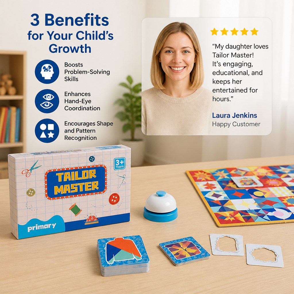 Tailor Master Shape Matching Puzzle Game