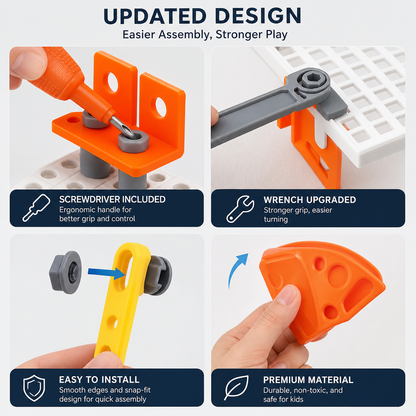 STEM Flexible Screw & Nut Building Blocks Set