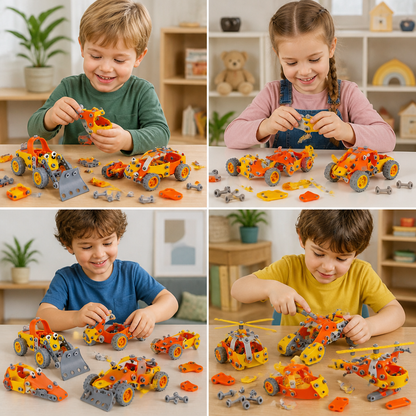 STEM Flexible Screw & Nut Building Blocks Set
