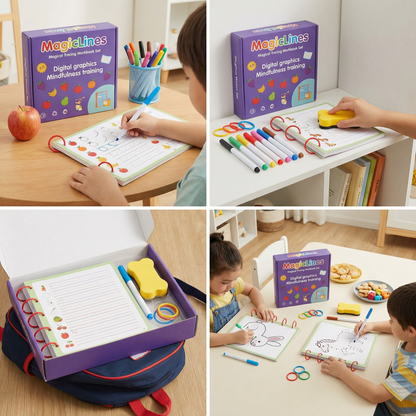 MagicLines - Magical Tracing Workbook Set