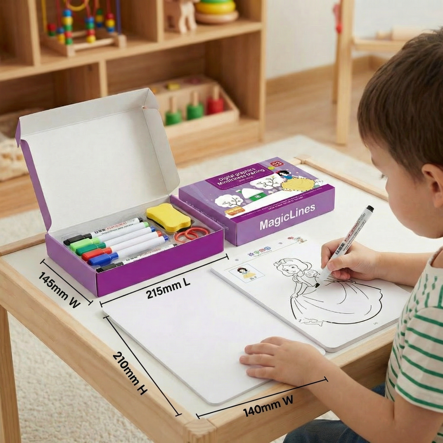 MagicLines - Magical Tracing Workbook Set