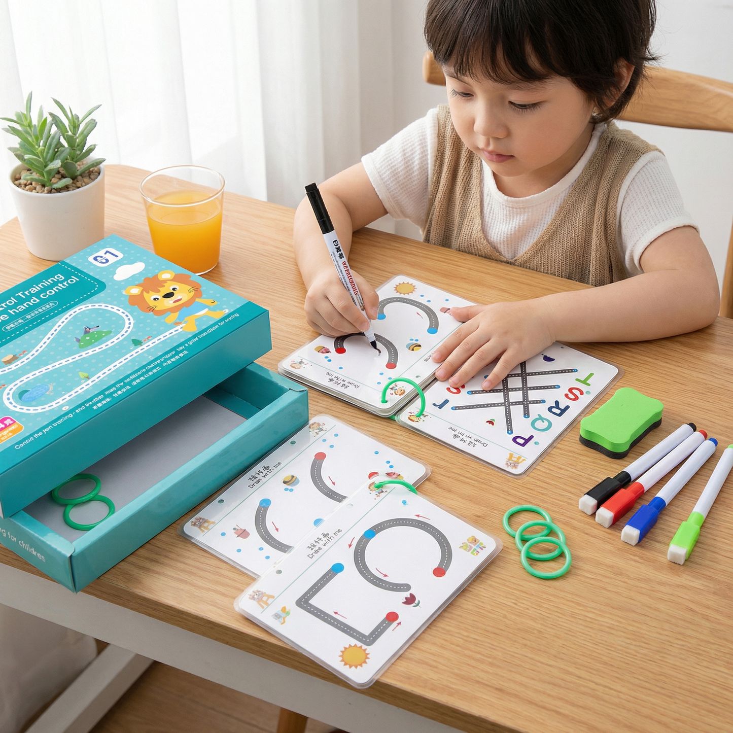 MagicLines - Magical Tracing Workbook Set