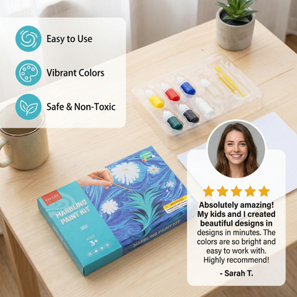 Creative Marbling Paint Set