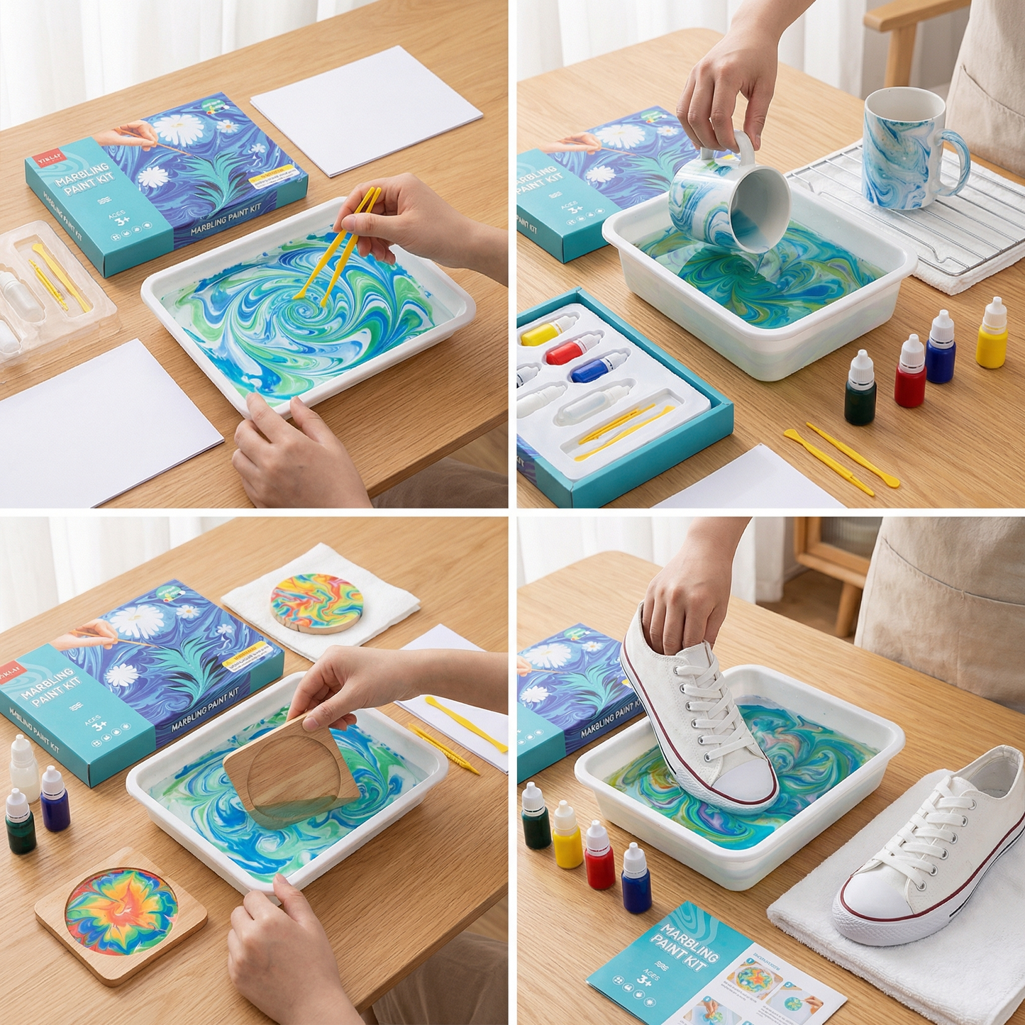 Creative Marbling Paint Set