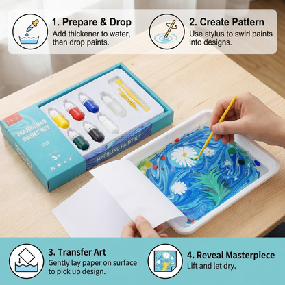 Creative Marbling Paint Set