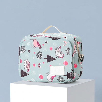 3in1 Stroller Organizer Bag – Waterproof Diaper Caddy with Insulated Pockets