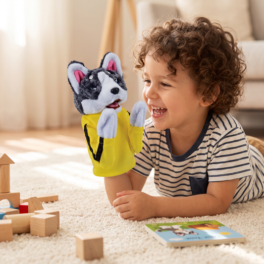Boxing Husky Funny Kids Toy