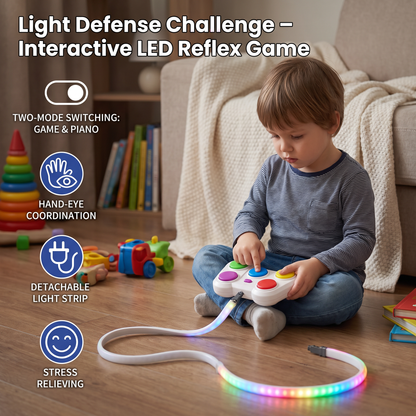 Light Defense Challenge – Interactive LED Reflex Game