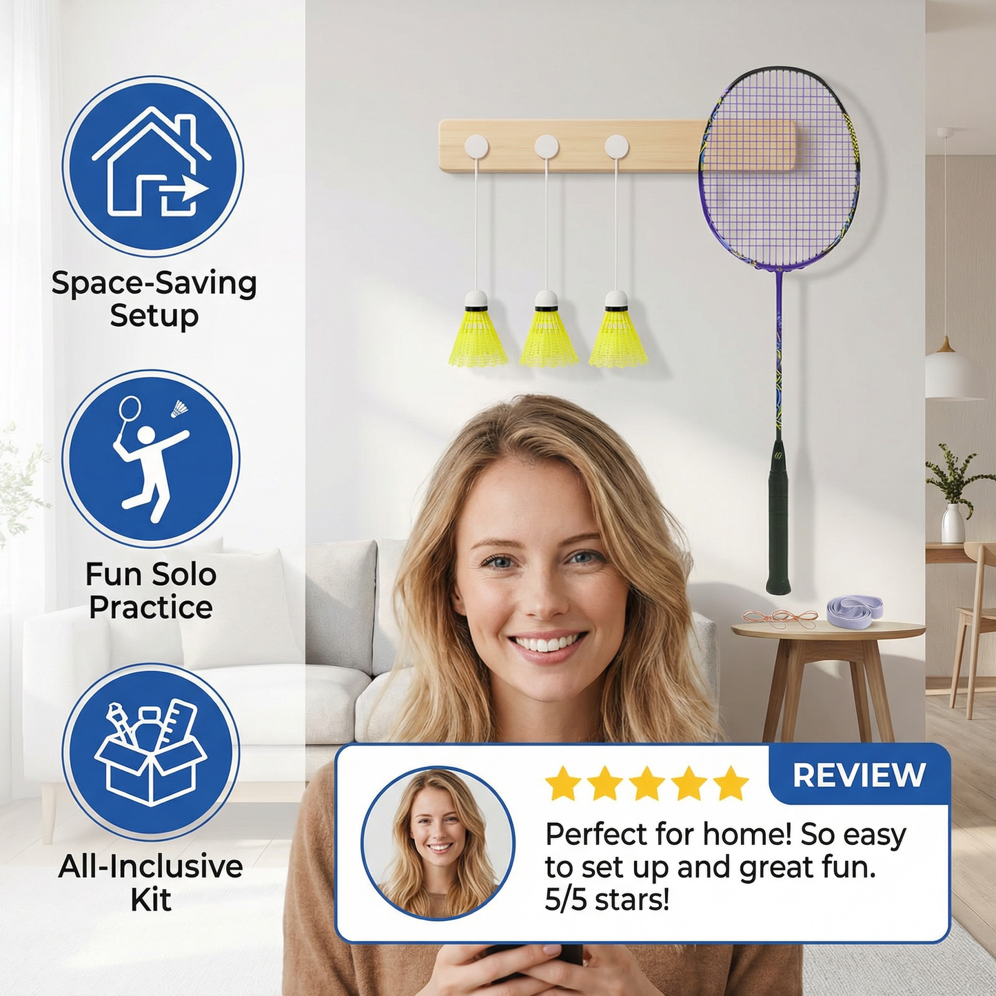 Indoor Badminton Set