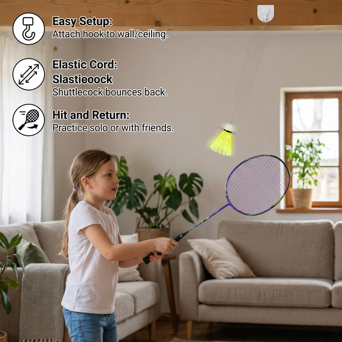 Indoor Badminton Set