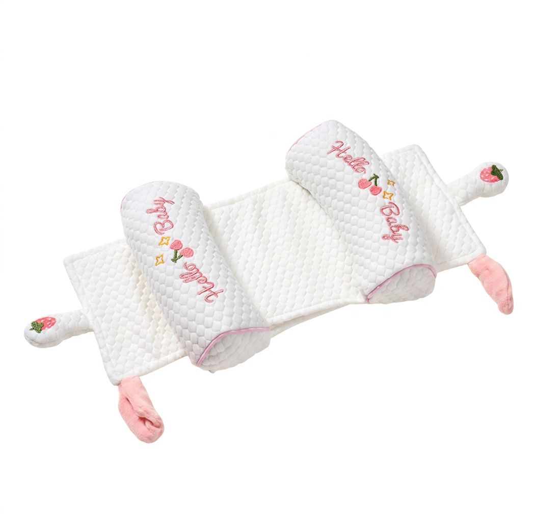 Adjustable Baby Head Shaping Pillow with Millet Filling