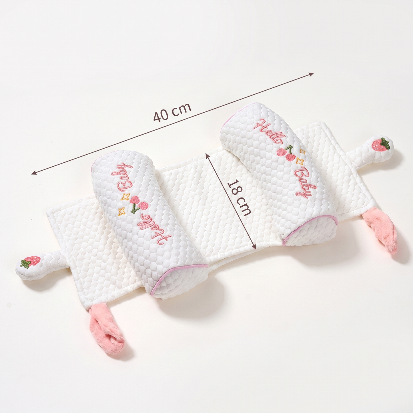 Adjustable Baby Head Shaping Pillow with Millet Filling
