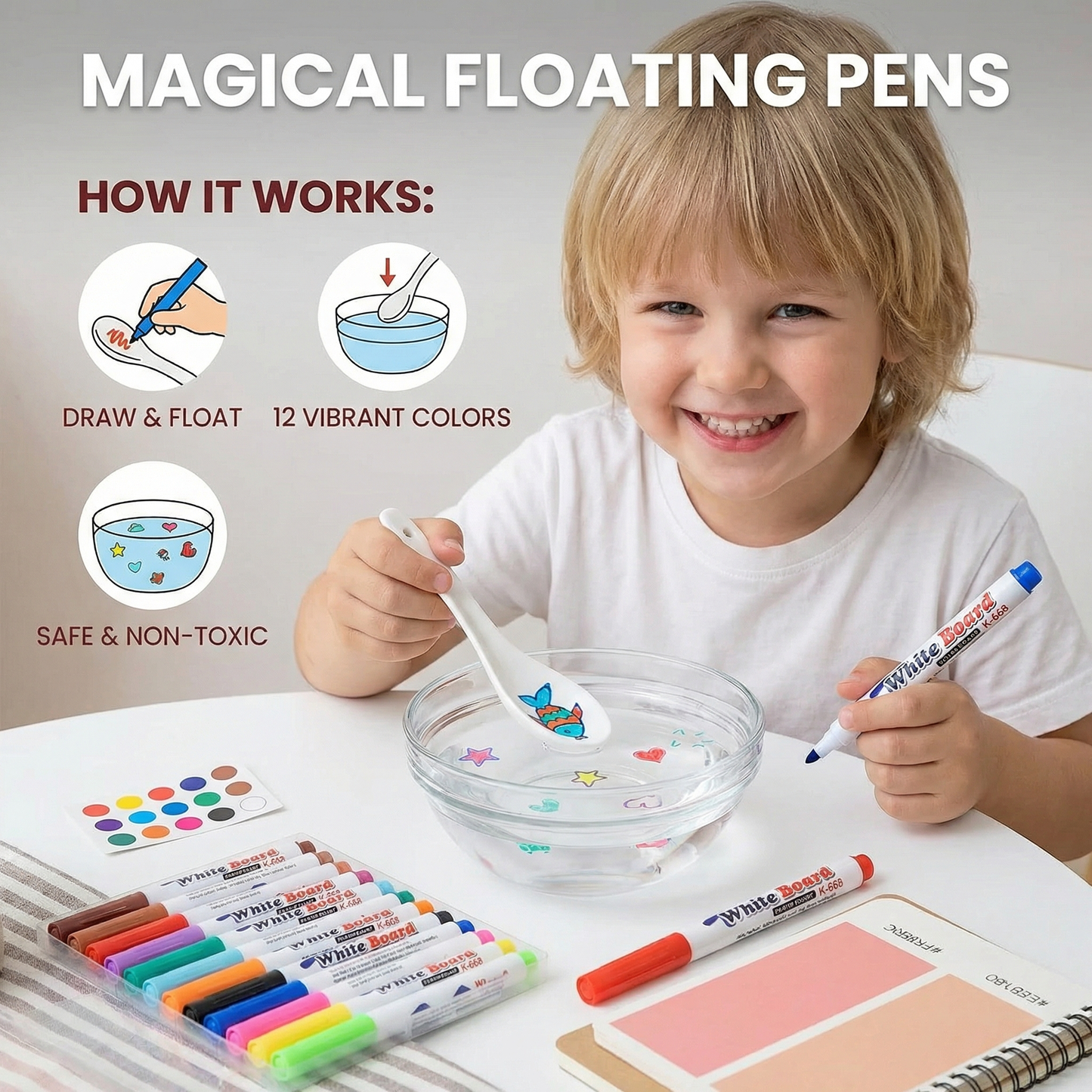 Magical Floating Pens