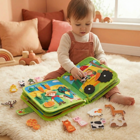 Educational Montessori Farm Story Book