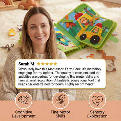 Educational Montessori Farm Story Book
