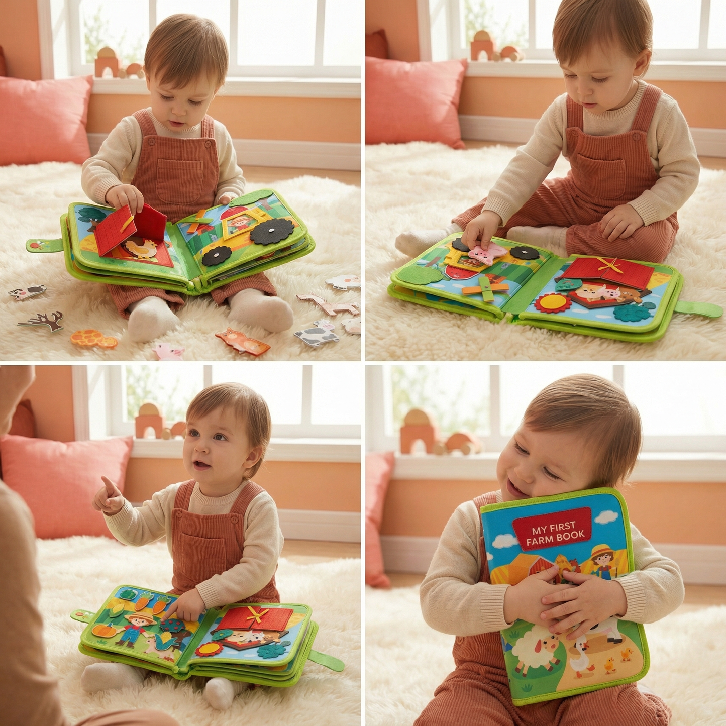 Educational Montessori Farm Story Book