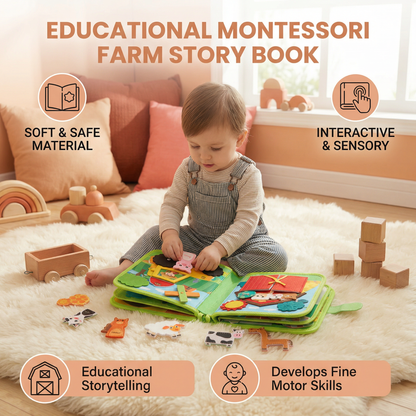Educational Montessori Farm Story Book