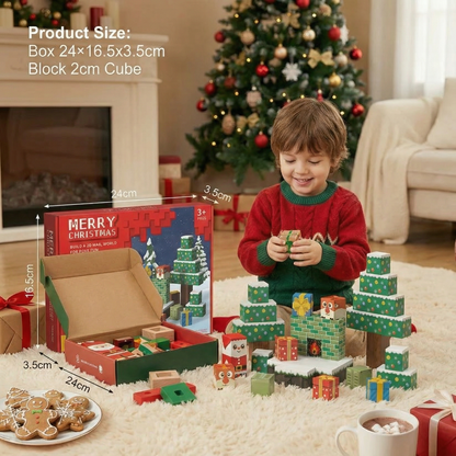Christmas magnetic Cube building blocks