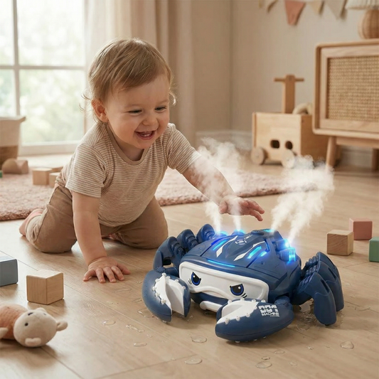 Luminous and Steam-Spraying Music Crab