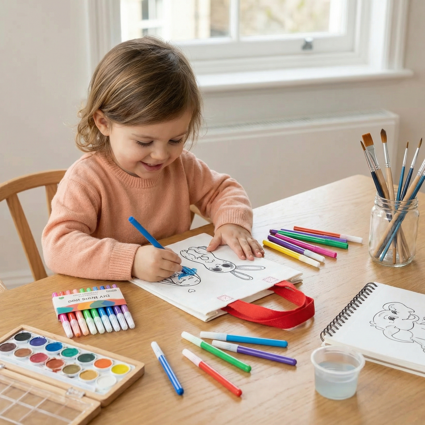 DIY Painting Bag Set with Pens