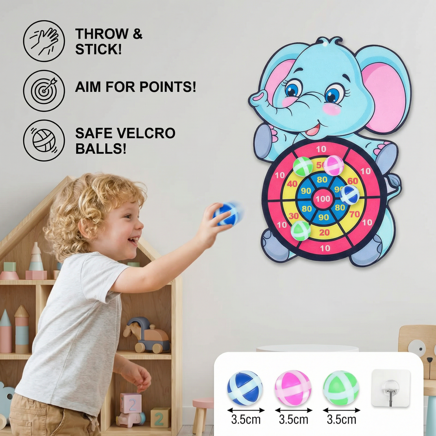 Cute Kids Dart Game