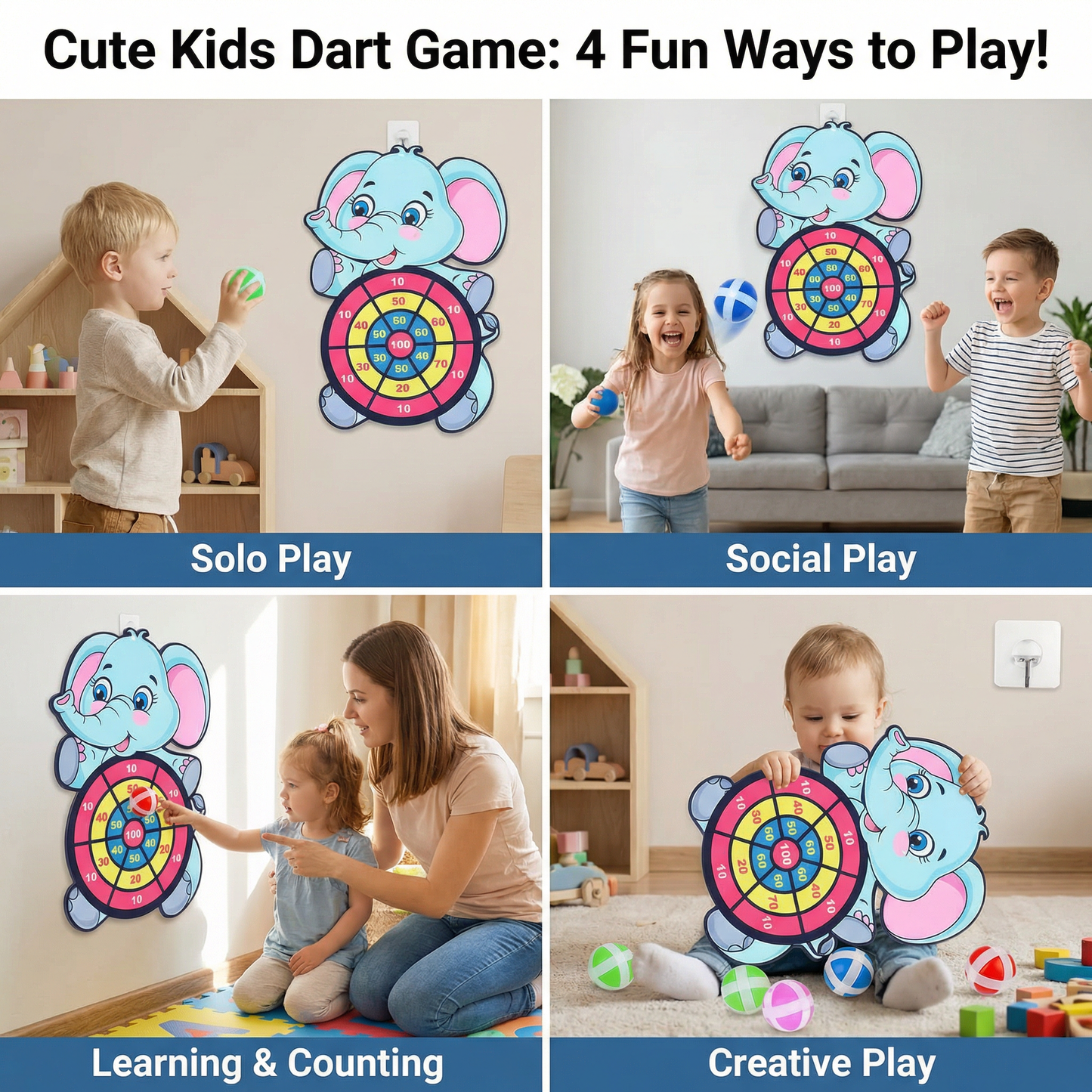 Cute Kids Dart Game