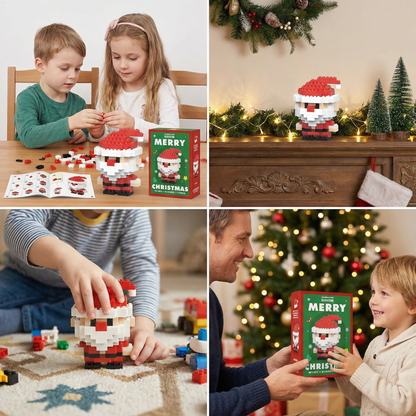 Building block Christmas figures – fun for the whole family