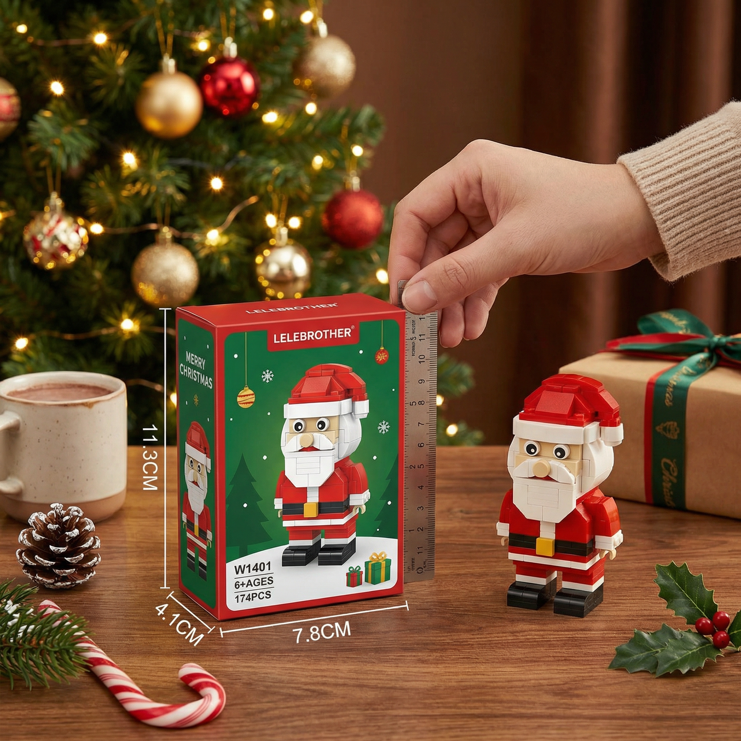 Building block Christmas figures – fun for the whole family