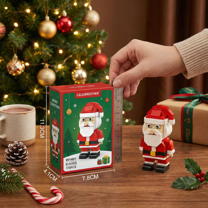 Building block Christmas figures – fun for the whole family