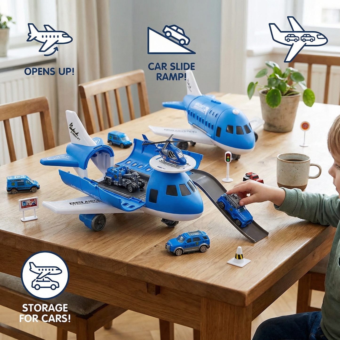 Aircraft and Vehicle Play Set