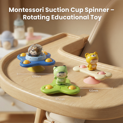Montessori Suction Cup Spinner – Rotating Educational Toy