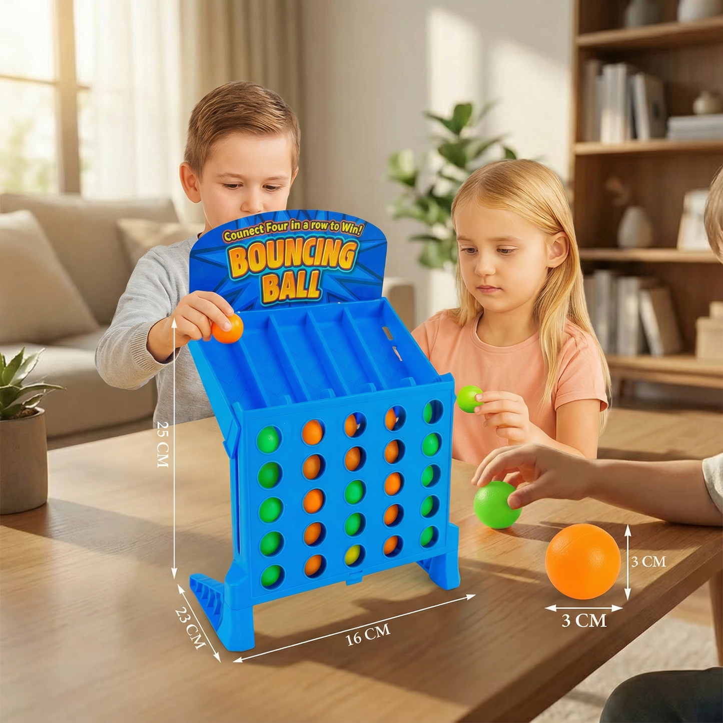 Four in a Row Target Shooting Game