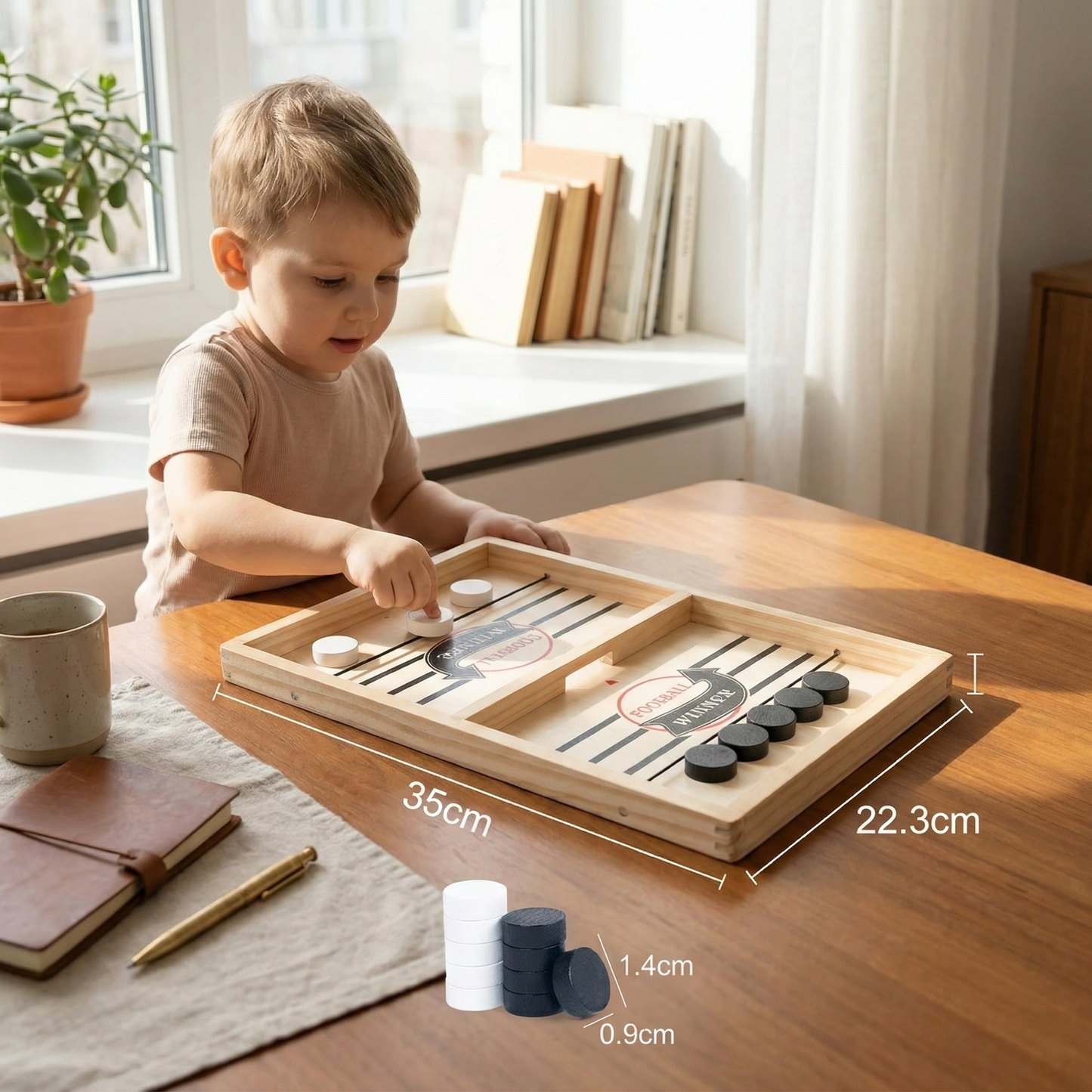 Wooden Sling Shot Chess board game