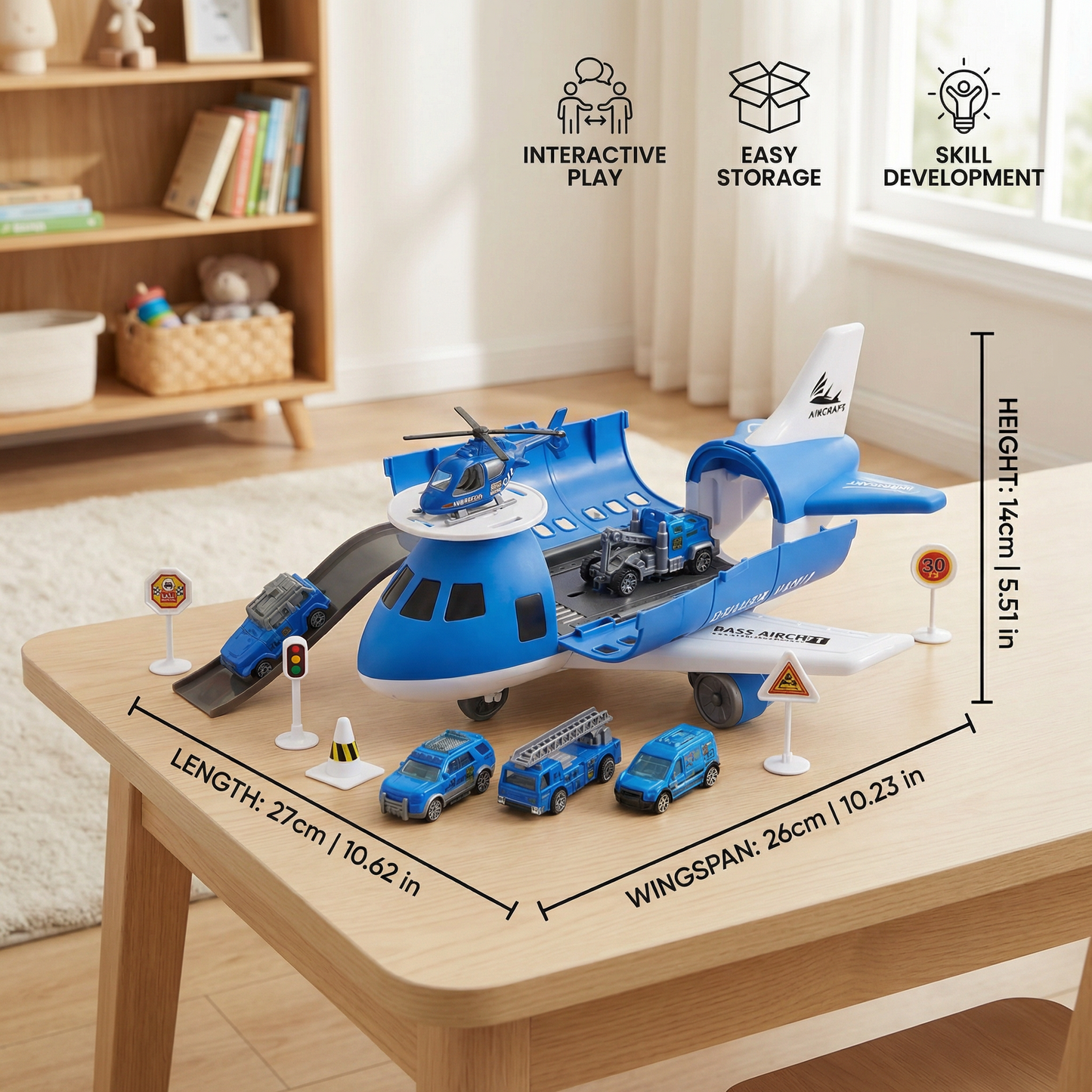 Aircraft and Vehicle Play Set
