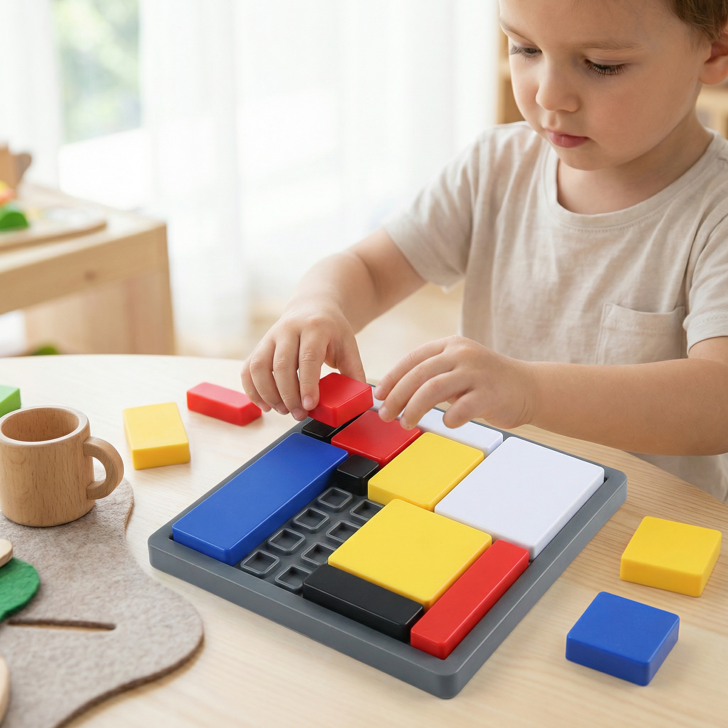 Creative geometric block puzzle game