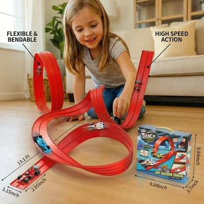 Flexible racing track set