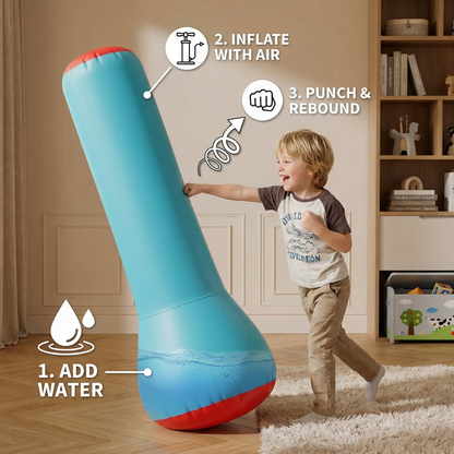Inflatable Kids Boxing Punching Bag with Water Base