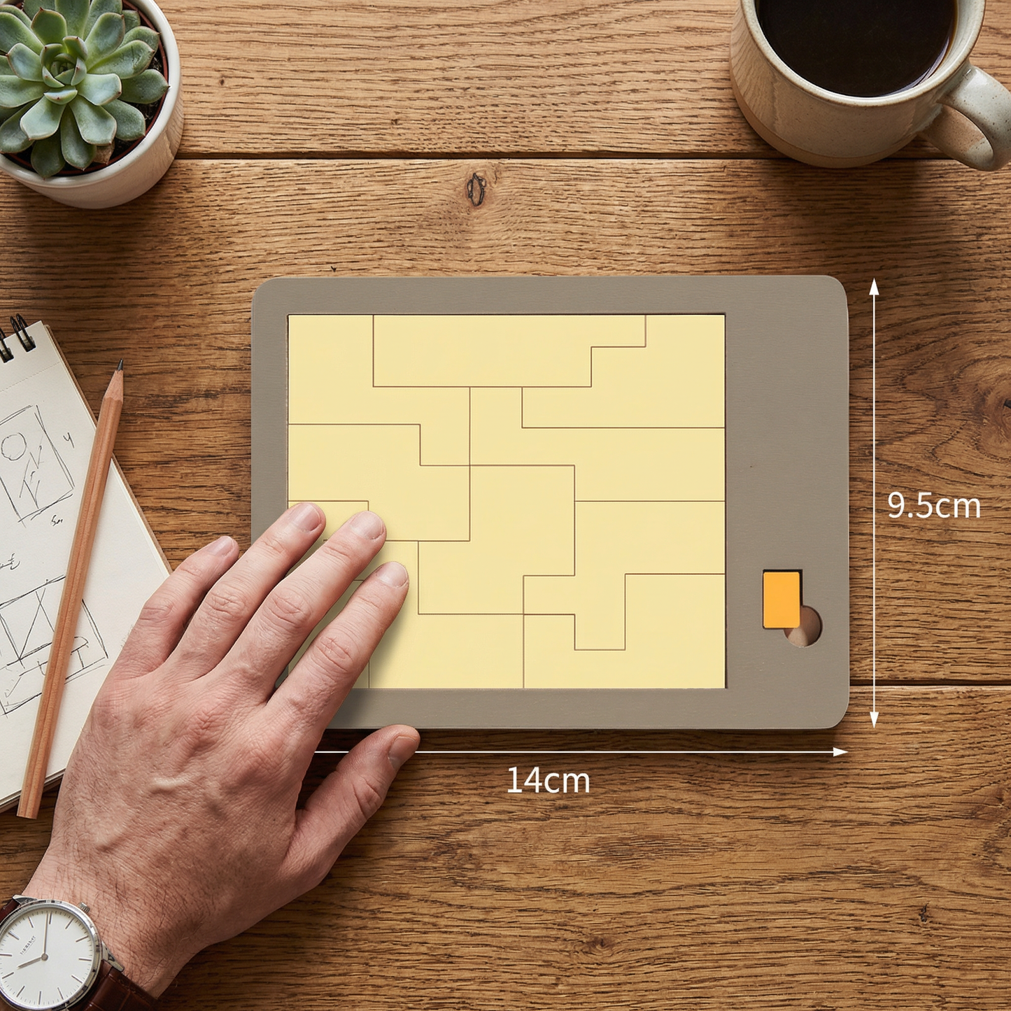Wooden Tangram puzzle game