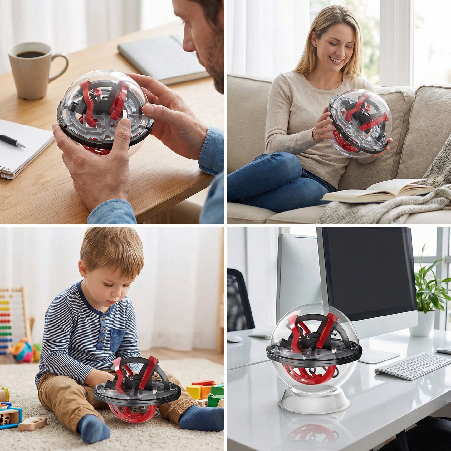 3D Maze Ball Toy